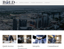 Tablet Screenshot of boldpropertymanagement.com